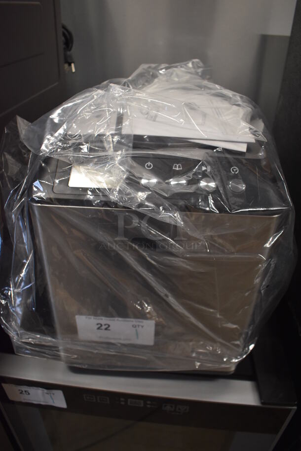 BRAND NEW SCRATCH AND DENT! Whynter ICM-201SB Stainless Steel Commercial Countertop Ice Cream Maker. 110-120 Volts, 1 Phase. 10x12x12. Tested and Working!
 - Image 9 of 9