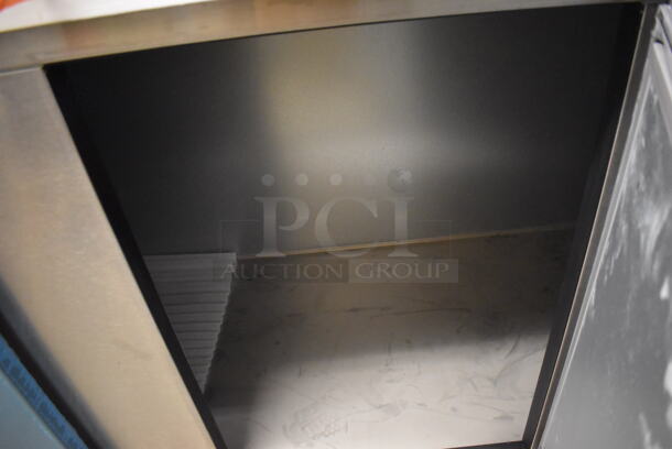 BRAND NEW IN BOX! 2016 Fagor FBB-95-S-SLP-GR Stainless Steel Commercial 3 Door Undercounter Cooler. 115 Volts, 1 Phase. 96x29x37. Tested and Working! - Image 3 of 8