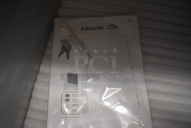 BRAND NEW IN BOX! 2016 Fagor FBB-95-S-SLP-GR Stainless Steel Commercial 3 Door Undercounter Cooler. 115 Volts, 1 Phase. 96x29x37. Tested and Working! - Image 6 of 8