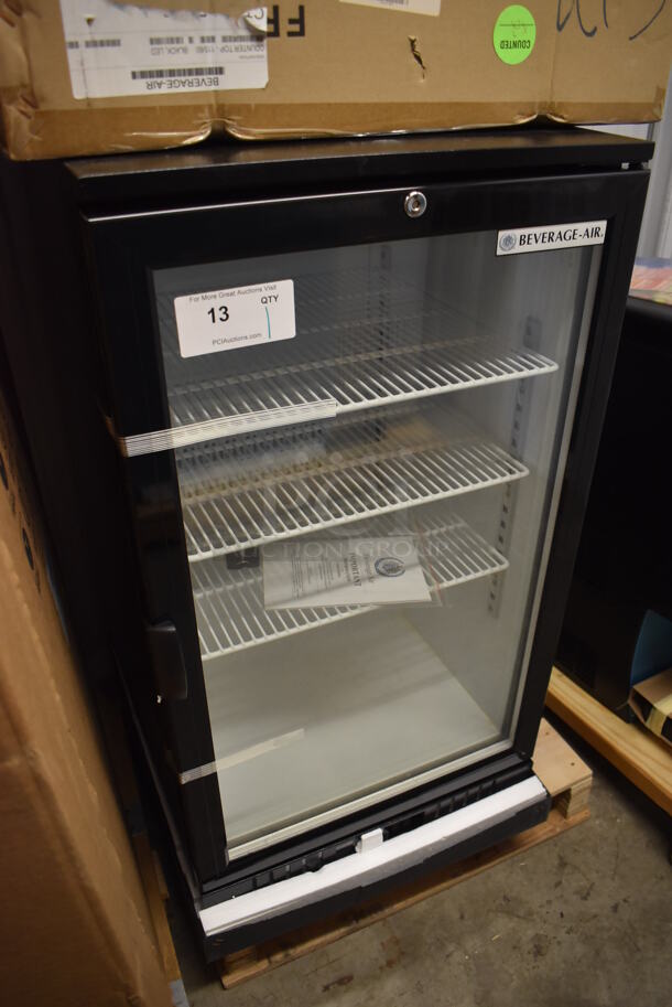 BRAND NEW! Beverage Air CT96-1-B-LED Stainless Steel Commercial Single Door Mini Cooler Merchandiser. 115 Volts, 1 Phase. 21x24x38. Tested and Working! - Image 3 of 7