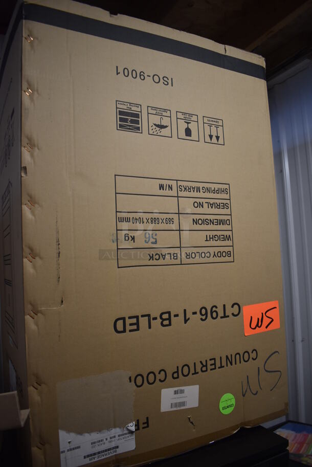 BRAND NEW! Beverage Air CT96-1-B-LED Stainless Steel Commercial Single Door Mini Cooler Merchandiser. 115 Volts, 1 Phase. 21x24x38. Tested and Working! - Image 4 of 7