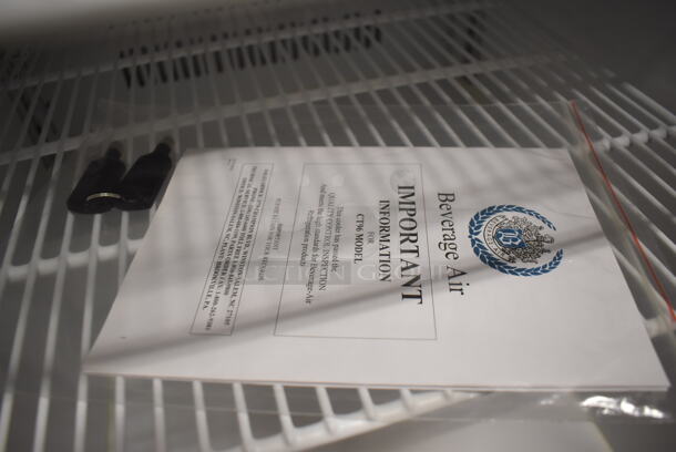 BRAND NEW! Beverage Air CT96-1-B-LED Stainless Steel Commercial Single Door Mini Cooler Merchandiser. 115 Volts, 1 Phase. 21x24x38. Tested and Working! - Image 7 of 7