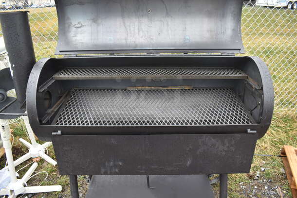 BRAND NEW SCRATCH AND DENT! Old Country BBQ Pits 5791100CWDFG Metal Commercial Floor Style Direct Flame Grill with Counterweight on Casters. 58x25x58 - Image 6 of 7