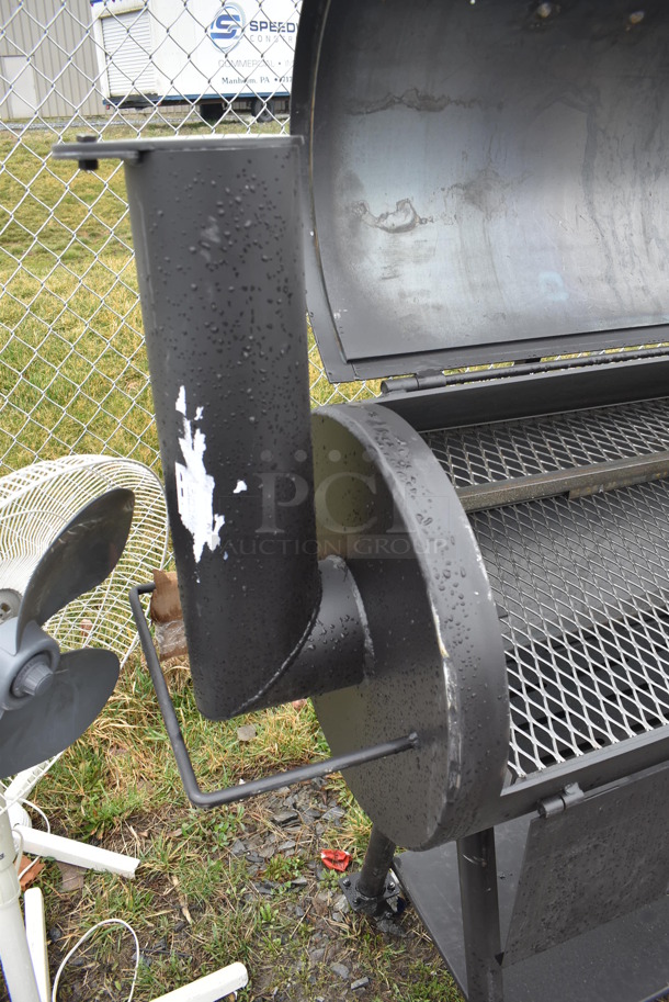 BRAND NEW SCRATCH AND DENT! Old Country BBQ Pits 5791100CWDFG Metal Commercial Floor Style Direct Flame Grill with Counterweight on Casters. 58x25x58 - Image 7 of 7