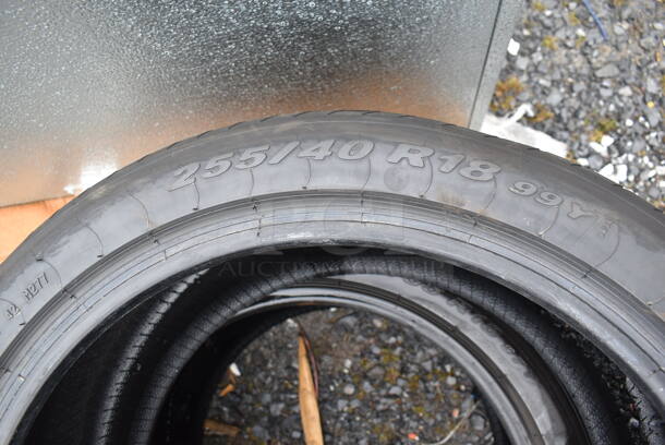 2 Tires Including Pirelli 255/40 R18 99Y Tire. Includes 24x10x24. 2 Times Your Bid! - Image 4 of 4
