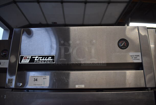 2011 True TG1F-1S Stainless Steel Commercial Single Door Reach In Freezer w/ Poly Coated Racks on Commercial Casters. 115 Volts, 1 Phase. 29x35x82. Tested and Working! - Image 4 of 6
