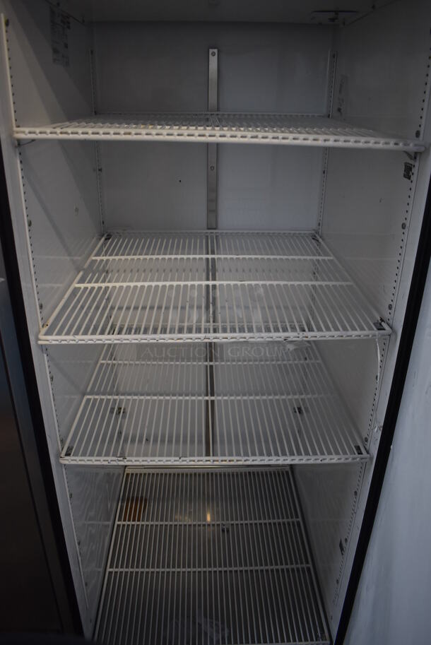 2011 True TG1F-1S Stainless Steel Commercial Single Door Reach In Freezer w/ Poly Coated Racks on Commercial Casters. 115 Volts, 1 Phase. 29x35x82. Tested and Working! - Image 5 of 6
