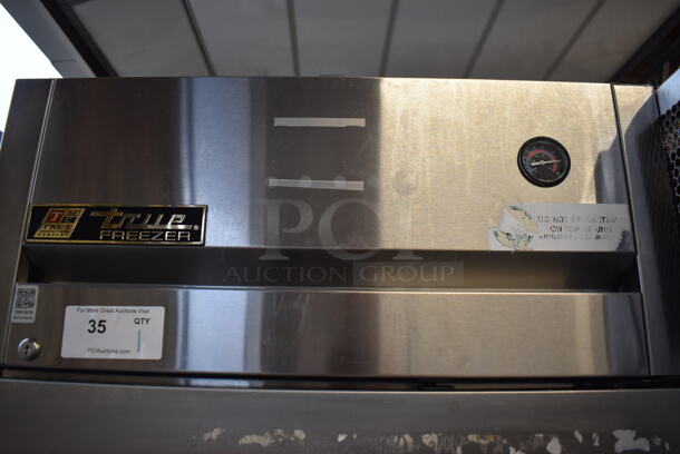 2011 True TG1F-1S Stainless Steel Commercial Single Door Reach In Freezer w/ Poly Coated Racks on Commercial Casters. 115 Volts, 1 Phase. 29x35x83. Tested and Working! - Image 6 of 6