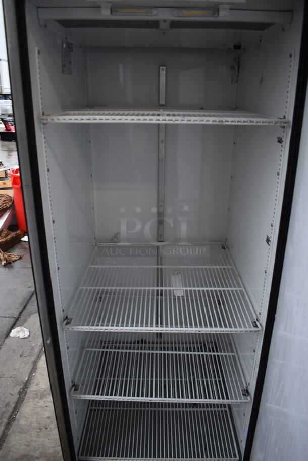 2012 True TG1F-1S Stainless Steel Commercial Single Door Reach In Freezer w/ Poly Coated Racks on Commercial Casters. 115 Volts, 1 Phase. 29x35x83. Tested and Working! - Image 5 of 7