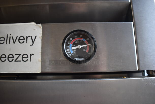 2013 True T-49F ENERGY STAR Stainless Steel Commercial 2 Door Reach In Freezer w/ Poly Coated Racks on Commercial Casters. 115 Volts, 1 Phase. 54x30x83. Tested and Working! - Image 4 of 7