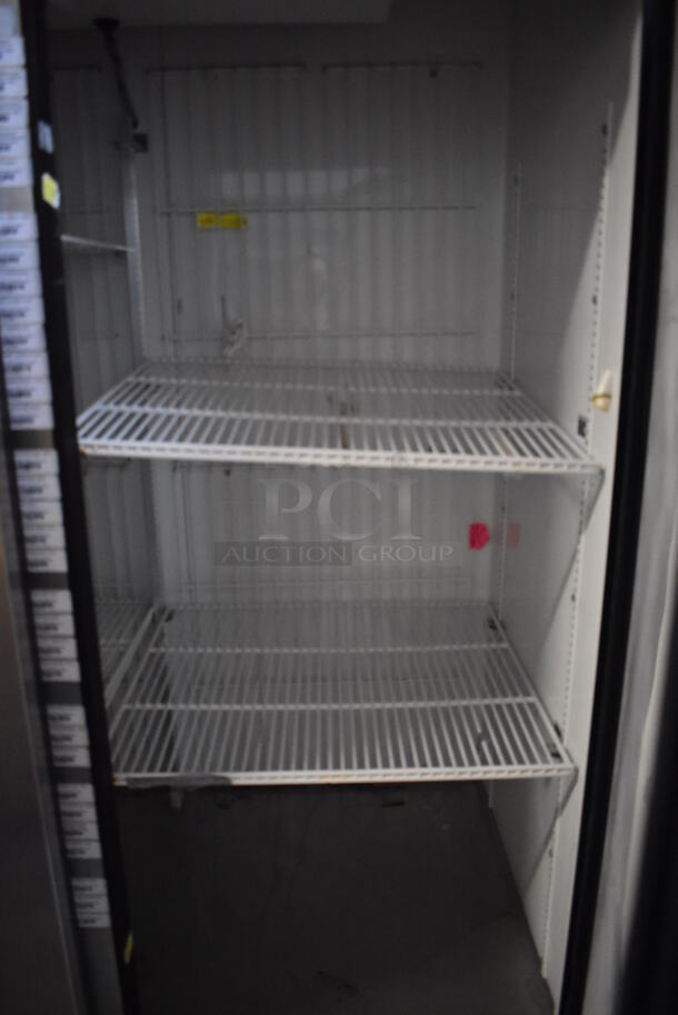 2013 True T-49F ENERGY STAR Stainless Steel Commercial 2 Door Reach In Freezer w/ Poly Coated Racks on Commercial Casters. 115 Volts, 1 Phase. 54x30x83. Tested and Working! - Image 7 of 7