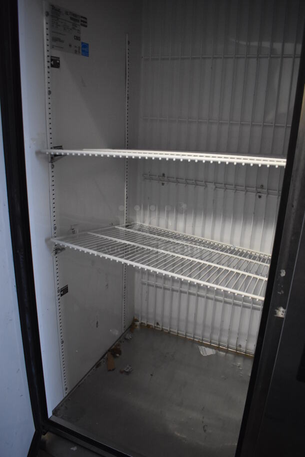 2013 True T-49F ENERGY STAR Stainless Steel Commercial 2 Door Reach In Freezer w/ Poly Coated Racks on Commercial Casters. 115 Volts, 1 Phase. 54x30x83. Tested and Working! - Image 4 of 7