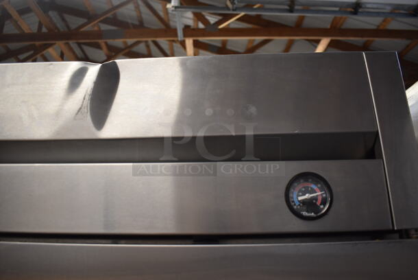 2013 True T-49F ENERGY STAR Stainless Steel Commercial 2 Door Reach In Freezer w/ Poly Coated Racks on Commercial Casters. 115 Volts, 1 Phase. 54x30x83. Tested and Working! - Image 6 of 7