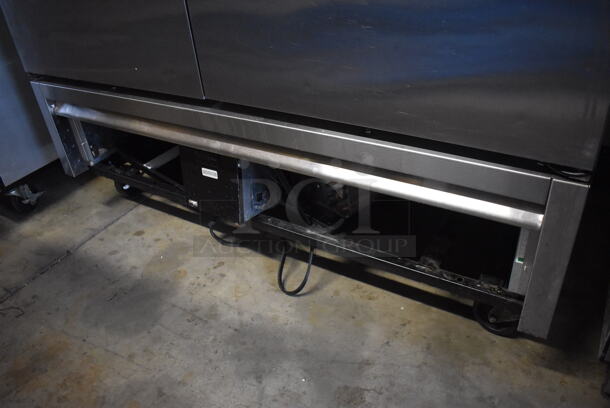 2013 True T-49F ENERGY STAR Stainless Steel Commercial 2 Door Reach In Freezer w/ Poly Coated Racks on Commercial Casters. 115 Volts, 1 Phase. 54x30x83. Tested and Working! - Image 7 of 7