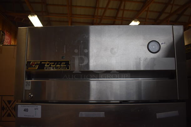 2011 True TG1F-1S Stainless Steel Commercial Single Door Reach In Freezer w/ Poly Coated Racks on Commercial Casters. 115 Volts, 1 Phase. 29x35x83. Tested and Working! - Image 4 of 7