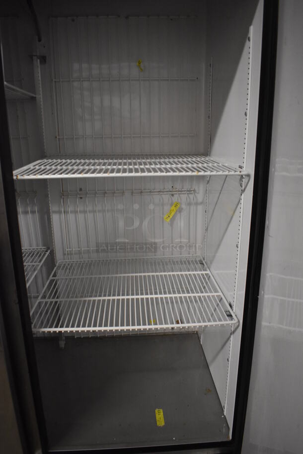 2013 True T-49F ENERGY STAR Stainless Steel Commercial 2 Door Reach In Freezer w/ Poly Coated Racks on Commercial Casters. 115 Volts, 1 Phase. 54x30x83. Tested and Does Not Power On - Image 7 of 7