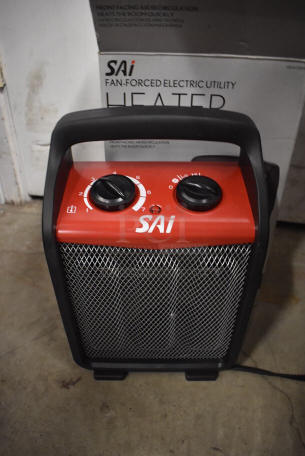IN ORIGINAL BOX! SAI DQ1709 Metal Heater. 120 Volts, 1 Phase. 9x5x14