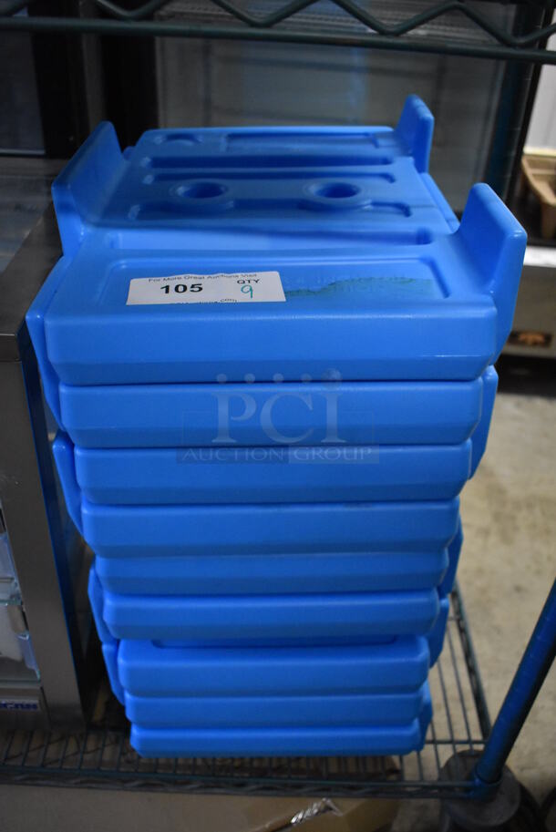 9 Cambro CPB1220159 Cold Blue Buffet Camchillers. 13x18x4. 9 Times Your Bid!
