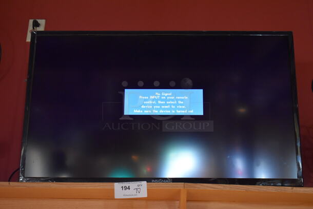 Insignia Television. Tested and Working! BUYER MUST REMOVE. (Dining Room)