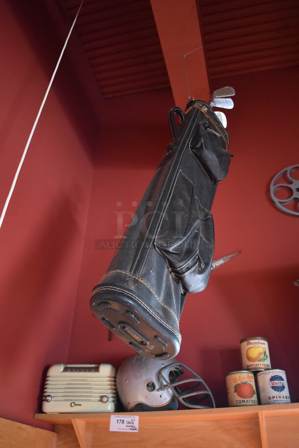 Golf Bag w/ 3 Metal Golf Clubs. BUYER MUST REMOVE. (Dining Room) - Image 3 of 3