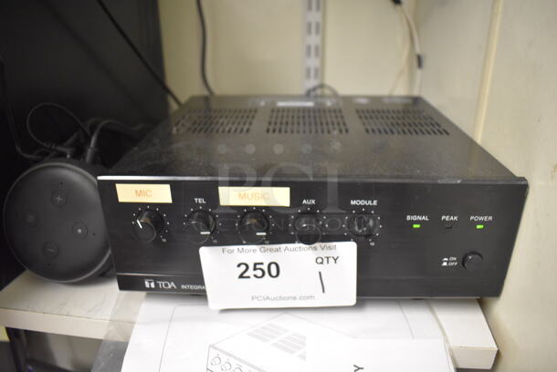 TOA Integrated Mixer Power Amplifier. (Office)