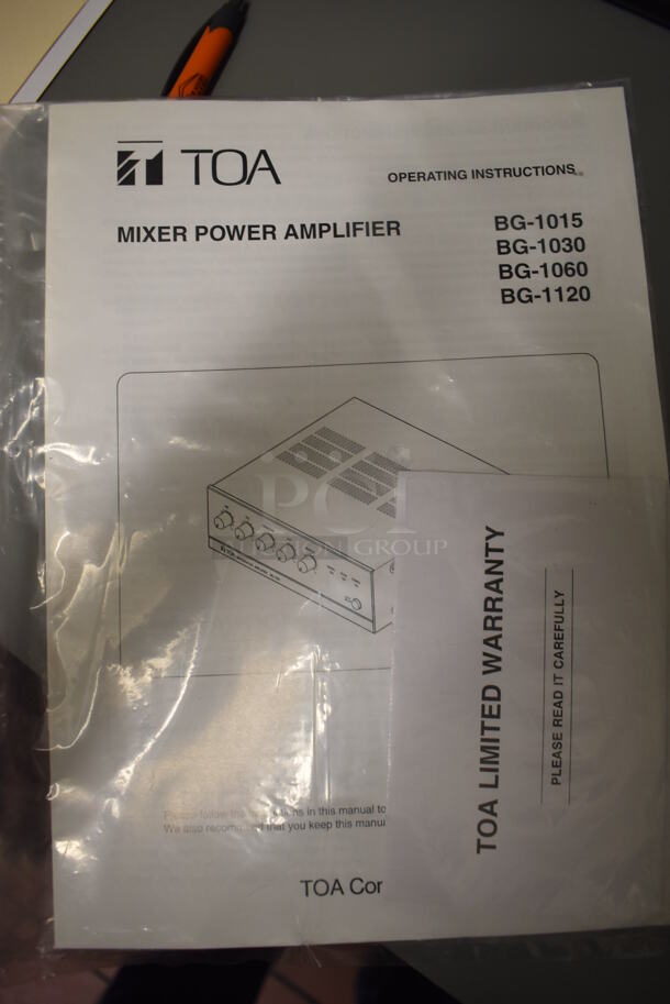 TOA Integrated Mixer Power Amplifier. (Office) - Image 4 of 4