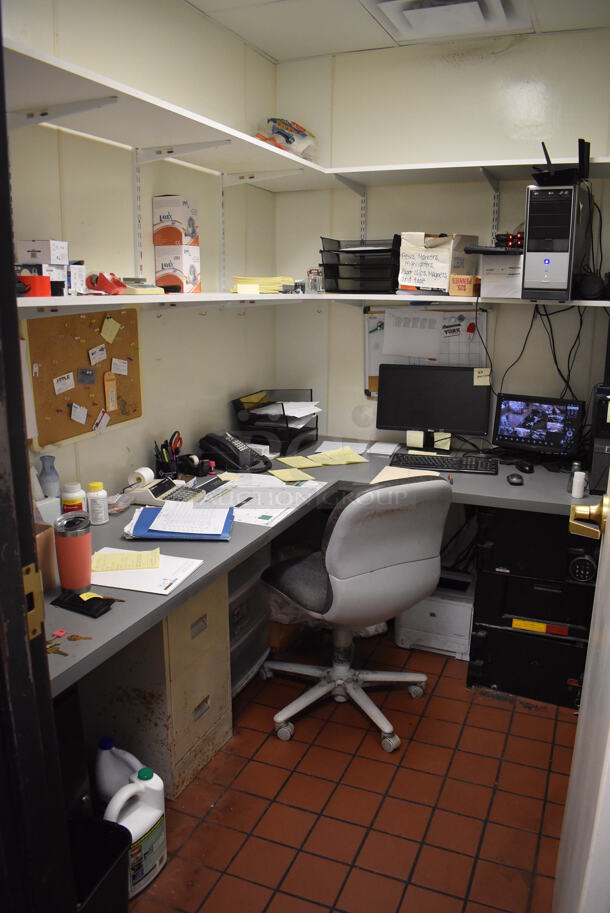 ALL ONE MONEY! Room Lot of Office Contents. Does Not Include Any Electronics. BUYER MUST REMOVE. (Office) - Image 1 of 8