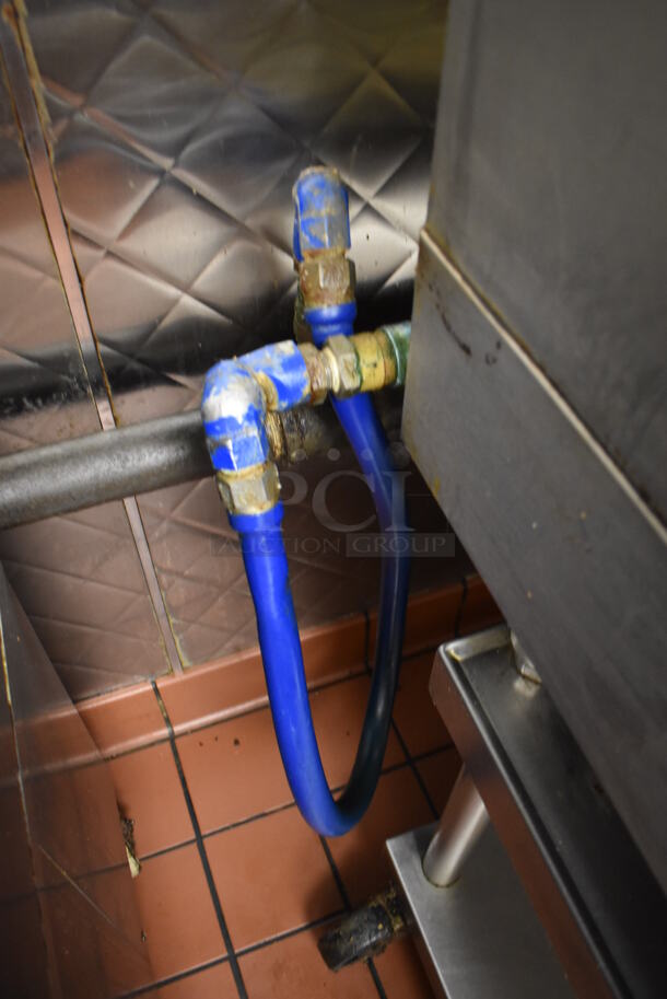 Vulcan Stainless Steel Commercial Countertop Natural Gas Powered Flat Top Griddle w/ Thermostatic Controls on Stainless Steel Equipment Stand w/ Under Shelf and Commercial Casters. Unit Was In Working Condition When Restaurant Closed. BUYER MUST REMOVE. (Front Kitchen) - Image 11 of 11