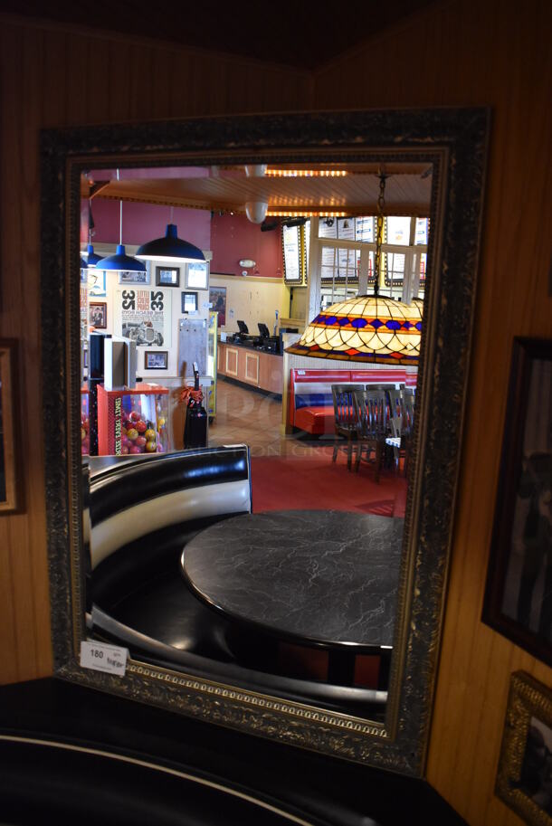 Framed Mirror. BUYER MUST REMOVE. (Dining Room) - Image 3 of 4