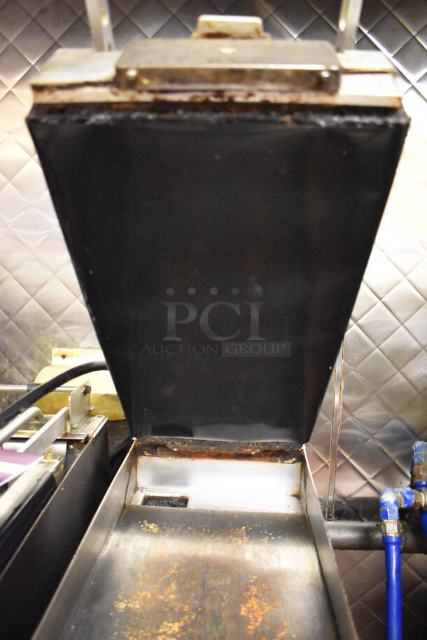 Taylor QS11 Stainless Steel Commercial Electric Powered Clamshell Flat Top Griddle on Commercial Casters. 250 Volts, 3 Phase. Unit Was In Working Condition When Restaurant Closed. (Front Kitchen) - Image 7 of 9