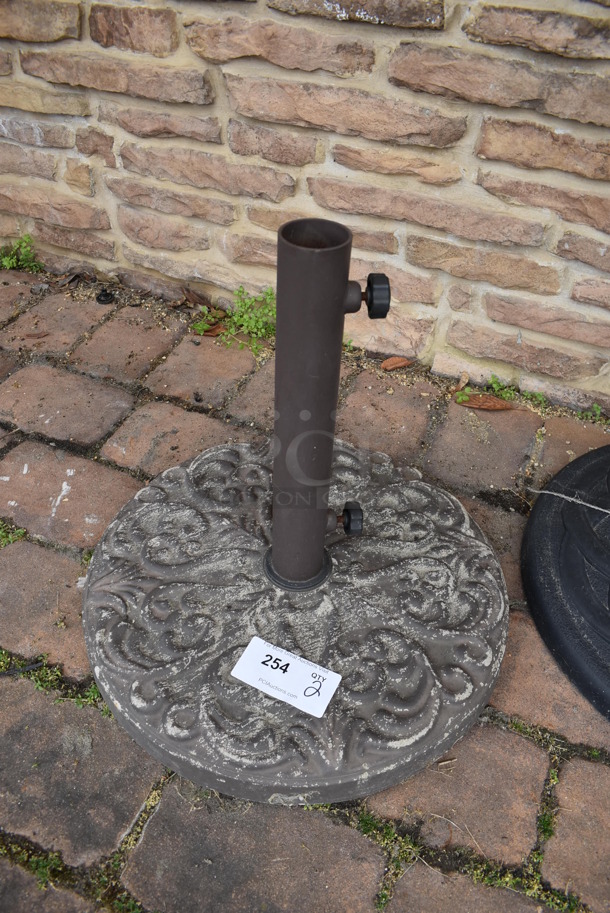 4 Various Metal Patio Umbrella Bases. 4 Times Your Bid! (Patio) - Image 2 of 6