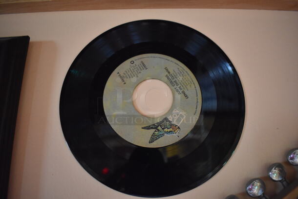 ALL ONE MONEY! Wall Lot of Various Pictures Including the Rolling Stones and Records. Does Not Include Guitar. BUYER MUST REMOVE. (Dining Room) - Image 8 of 8