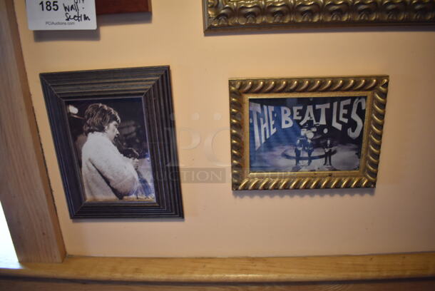 ALL ONE MONEY! Wall Lot of Various Pictures Including The Beatles and a Record. BUYER MUST REMOVE. (Dining Room) - Image 4 of 6