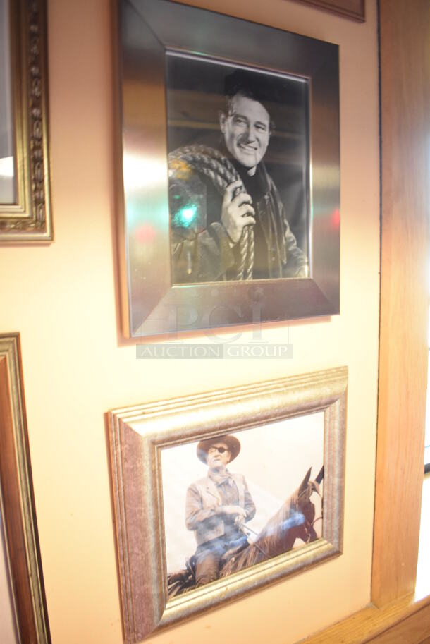 ALL ONE MONEY! Wall Lot of Various Pictures Including Actors. BUYER MUST REMOVE. (Dining Room) - Image 5 of 5