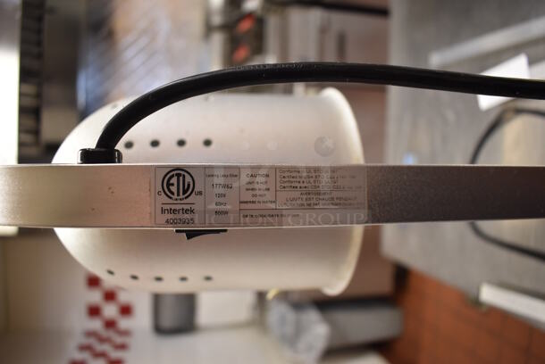 Avantco 177W62 Metal Commercial Countertop 2 Bulb Food Warming Lamp. 120 Volts, 1 Phase. Unit Was In Working Condition When Restaurant Closed. (Front Kitchen) - Image 5 of 5