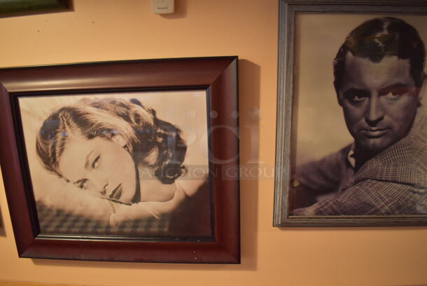 ALL ONE MONEY! Wall Lot of Various Pictures Including Poker Playing Dogs, Actors and Records. BUYER MUST REMOVE. (Dining Room) - Image 7 of 12