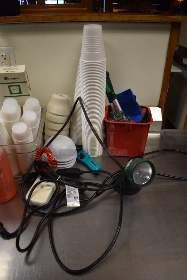 ALL ONE MONEY! Lot of Various Items Including Disposable Cups and To Go Containers! (Front Kitchen) - Image 2 of 6