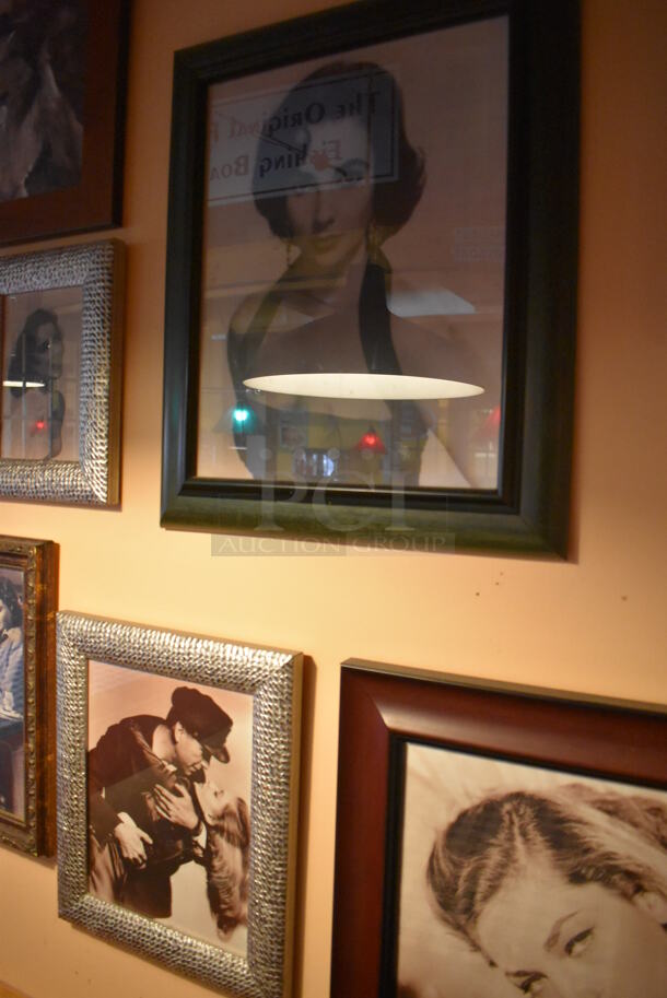 ALL ONE MONEY! Wall Lot of Various Pictures Including Poker Playing Dogs, Actors and Records. BUYER MUST REMOVE. (Dining Room) - Image 8 of 12