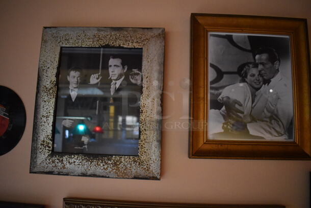 ALL ONE MONEY! Wall Lot of Various Pictures Including Poker Playing Dogs, Actors and Records. BUYER MUST REMOVE. (Dining Room) - Image 10 of 12