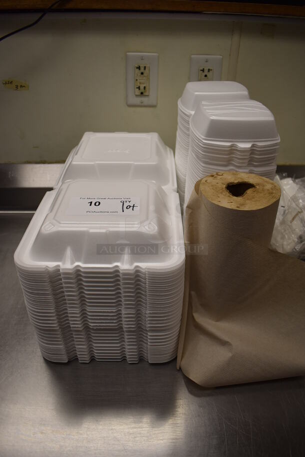 ALL ONE MONEY! Lot of Various Items Including Disposable Cups and To Go Containers! (Front Kitchen) - Image 5 of 6