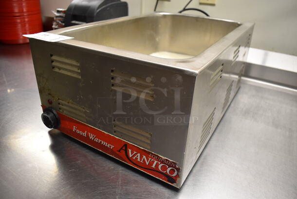 Avantco 177W50 Stainless Steel Commercial Countertop Food Warmer. 120 Volts, 1 Phase. Unit Was In Working Condition When Restaurant Closed. (Front Kitchen) - Image 2 of 6