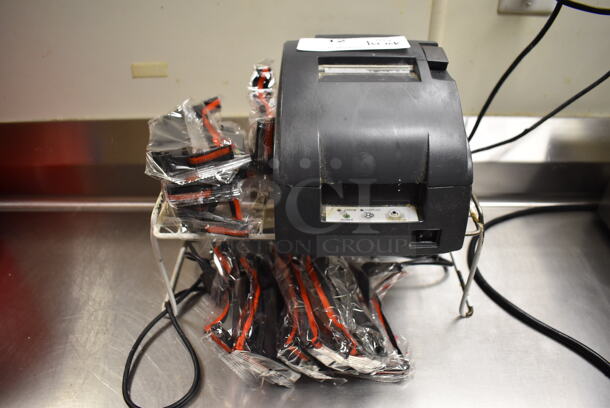 Epson M188B Receipt Printer w/ Ink Ribbons. Unit Was In Working Condition When Restaurant Closed. (Front Kitchen)