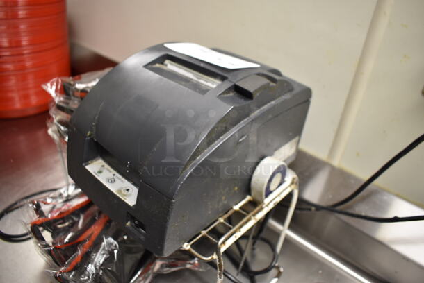 Epson M188B Receipt Printer w/ Ink Ribbons. Unit Was In Working Condition When Restaurant Closed. (Front Kitchen) - Image 2 of 6