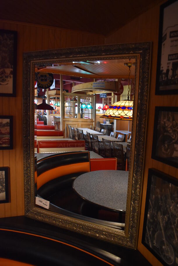 Framed Mirror. BUYER MUST REMOVE. (Dining Room) - Image 1 of 4