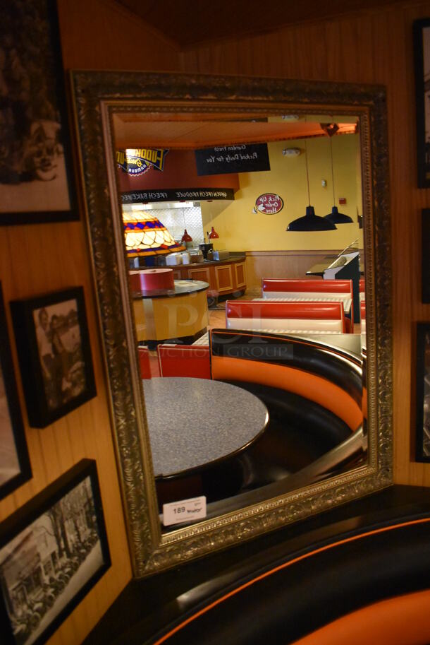 Framed Mirror. BUYER MUST REMOVE. (Dining Room) - Image 2 of 4