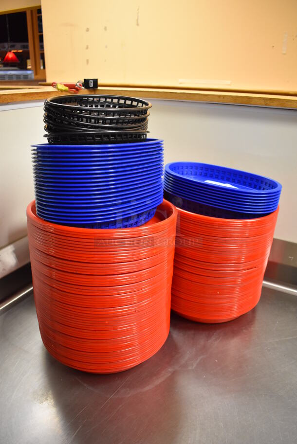 ALL ONE MONEY! Lot of Various Poly Food Baskets! (Front Kitchen) - Image 1 of 5