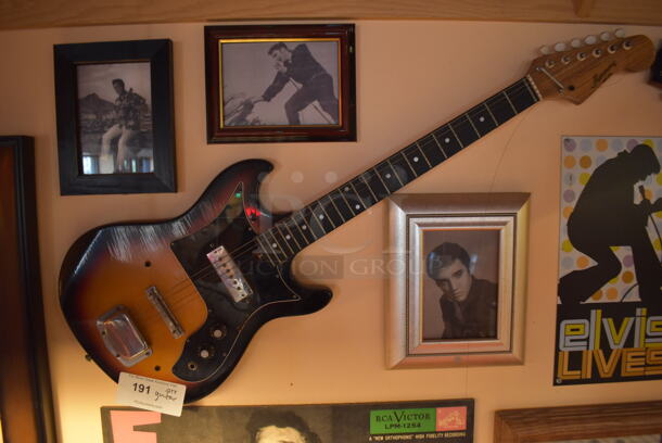 Decorative Guitar. BUYER MUST REMOVE. (Dining Room) - Image 1 of 5