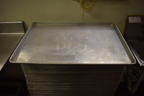 68 Metal Full Size Baking Pans. 68 Times Your Bid! (Front Kitchen)