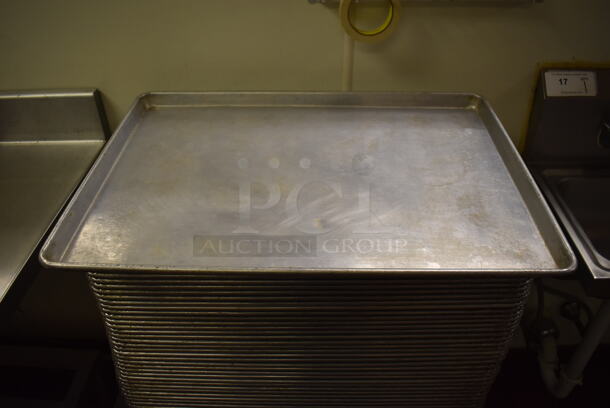 68 Metal Full Size Baking Pans. 68 Times Your Bid! (Front Kitchen) - Image 1 of 3
