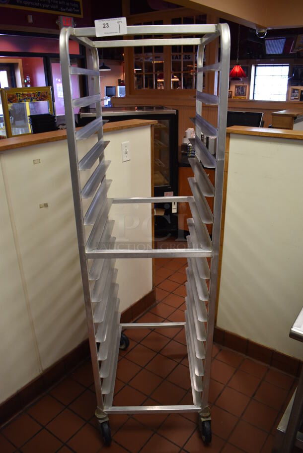 Metal Commercial Pan Transport Rack on Commercial Casters. (Front Kitchen) - Image 1 of 4